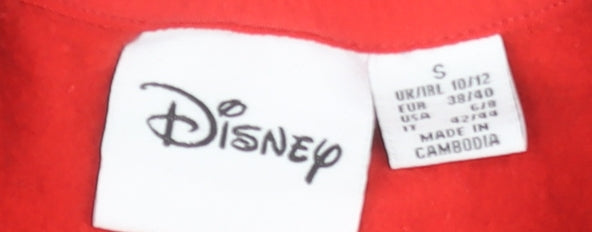 Disney Women’s Red Mickey & Friends Sweatshirt UK 10/12 Small