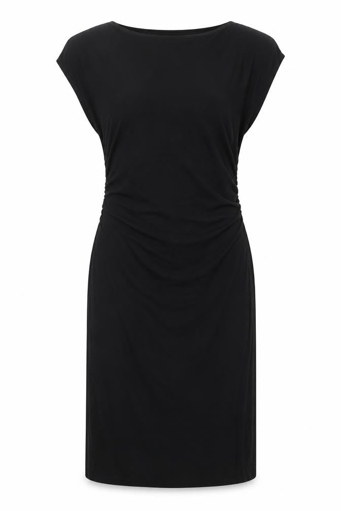 H&M Women’s Black Bodycon Knee Length Dress Size L Viscose Blend
