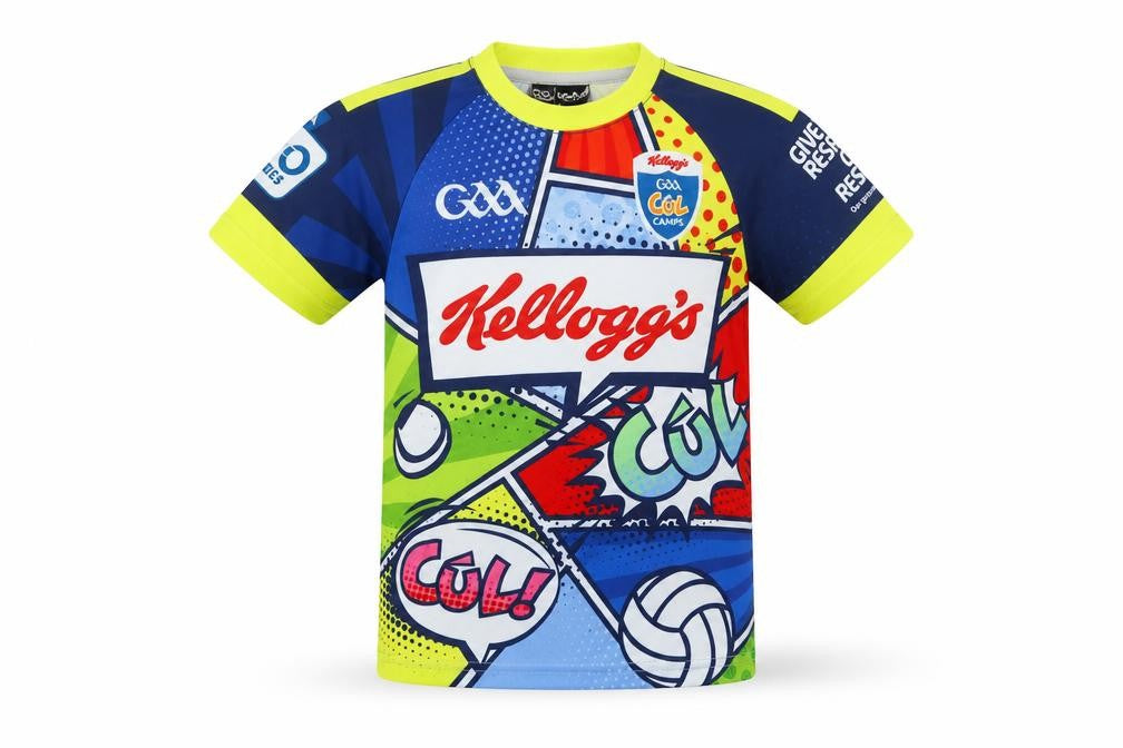 McKeever Boys Multicoloured Graphic GAA Cúl Camps Sports T-Shirt 4 Years