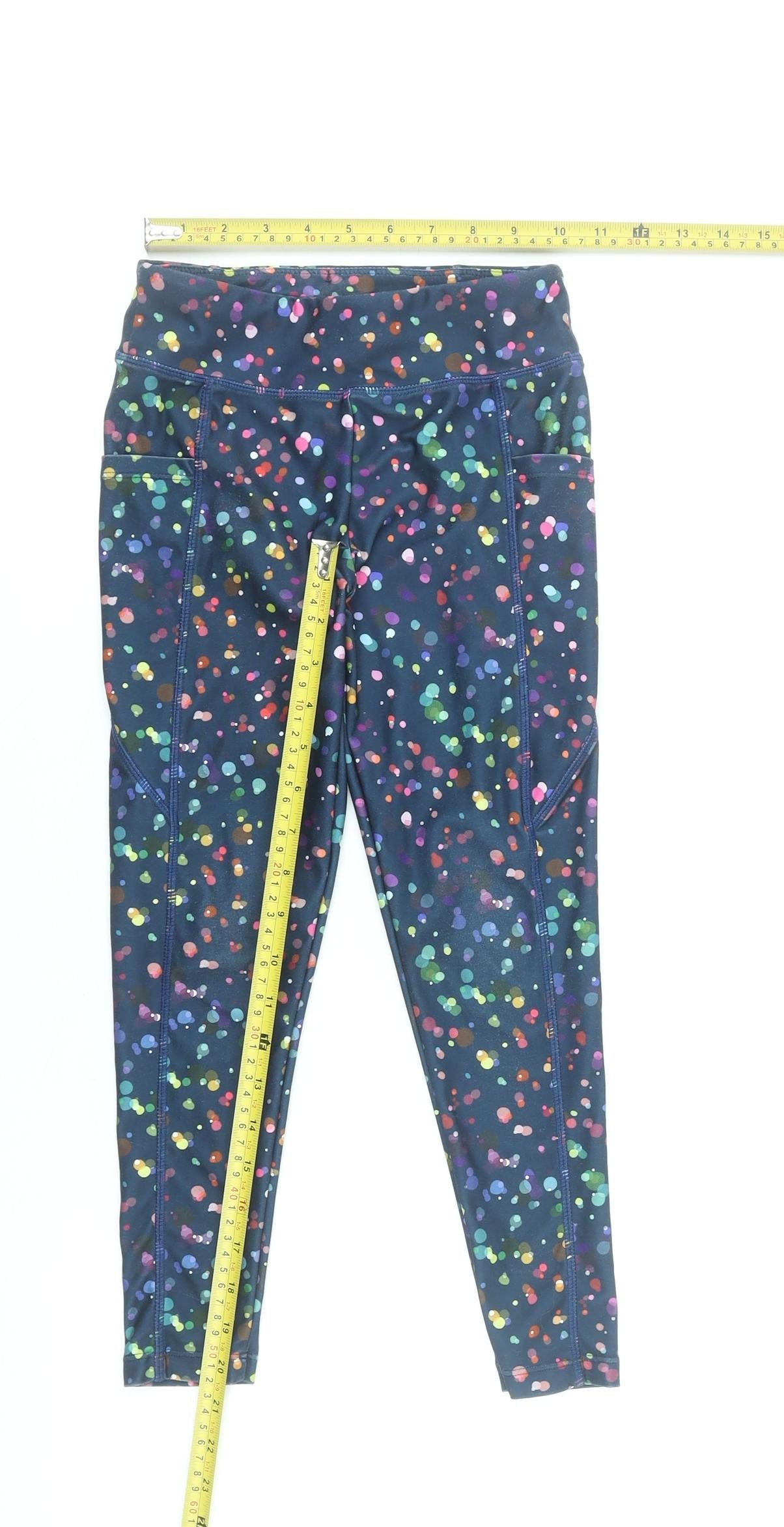 Leigh Tucker Willow Girls Multicoloured 7-8 Years Ankle Active Leggings