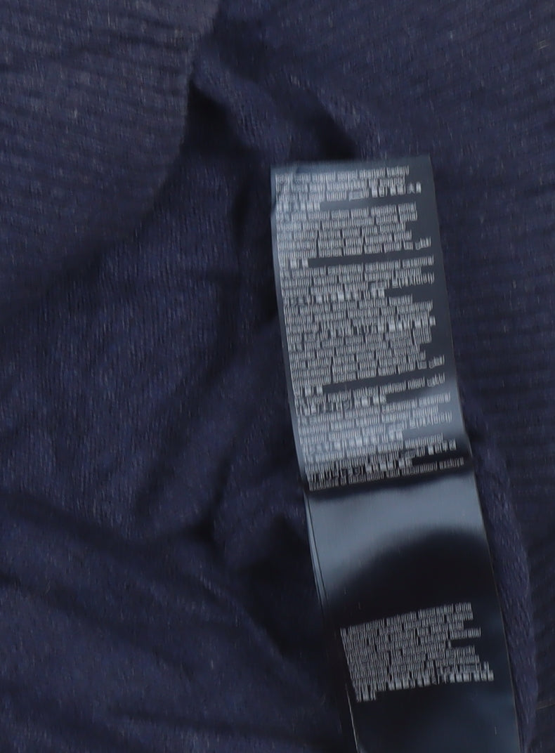 Tommy Hilfiger Men's Blue XL Cotton Cashmere Crew Neck Jumper