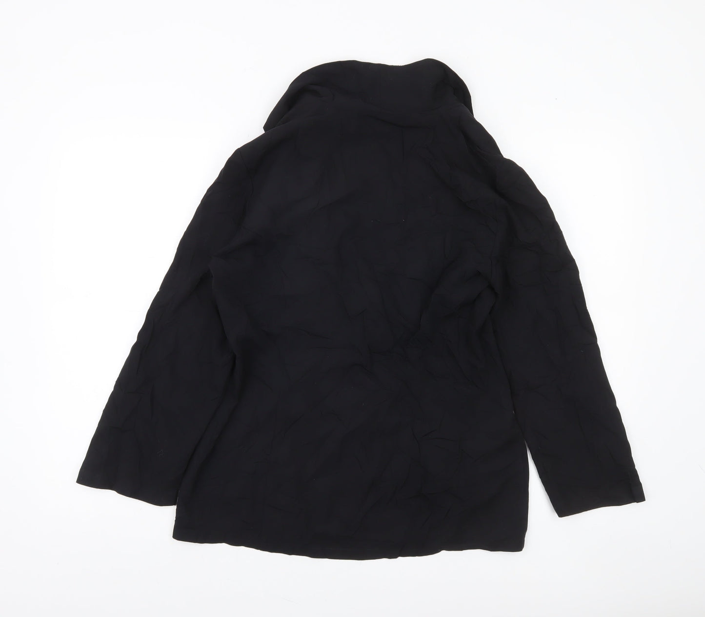 Lindex Women's Black Size 14 Single-Breasted Blazer Jacket