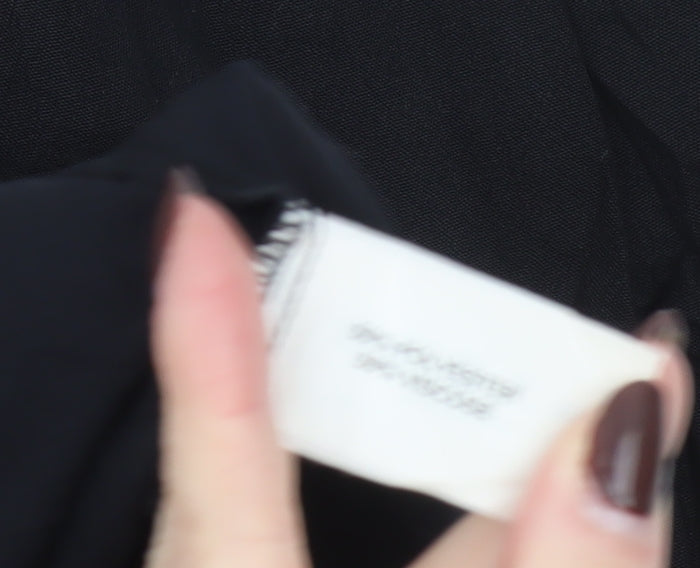 Lindex Women's Black Size 14 Single-Breasted Blazer Jacket