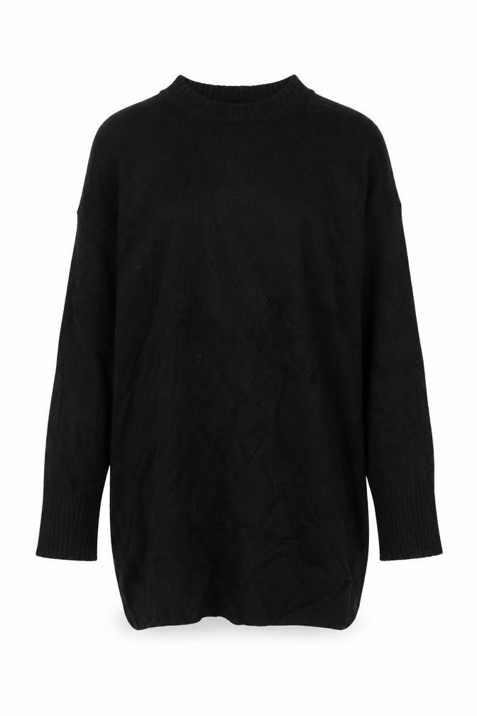 Nobody's Child Women's Black Crew Neck Knit Jumper Size S