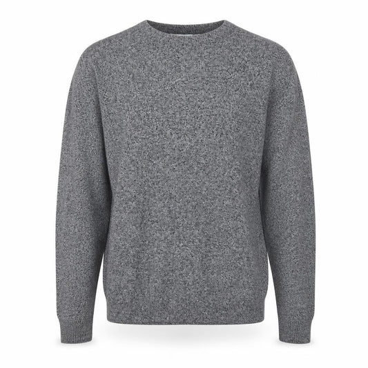Jack & Jones Men’s Grey Cotton Crew Neck Pullover Jumper Size M