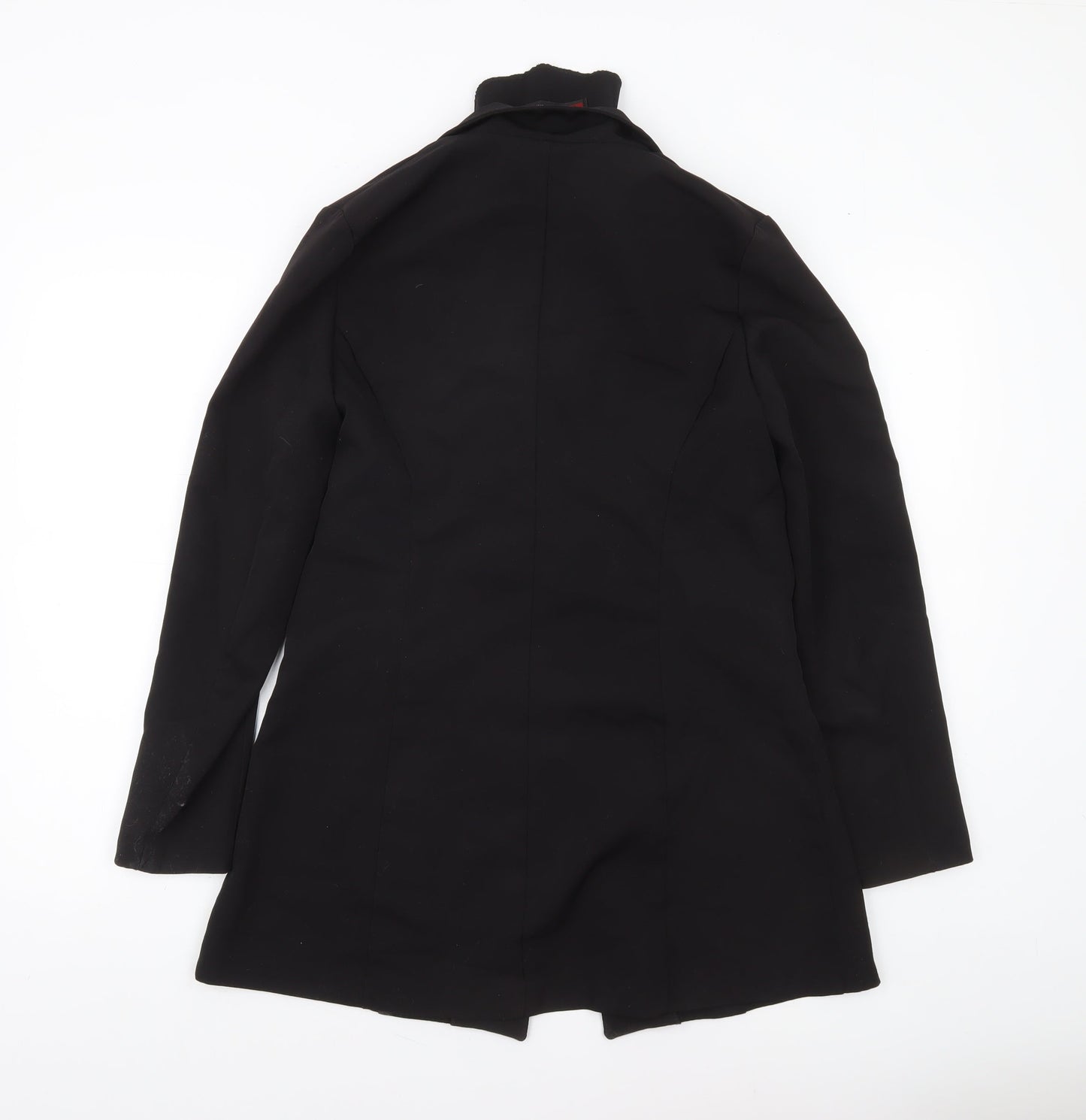 New Style Women's Black Size 12 Long Blazer Jacket