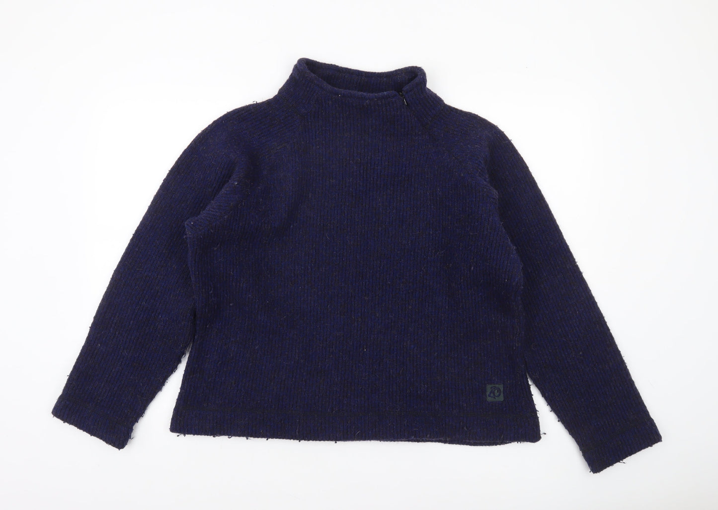 Womens UK 14 Regular Craghoppers Blue Pullover Tight-Knit