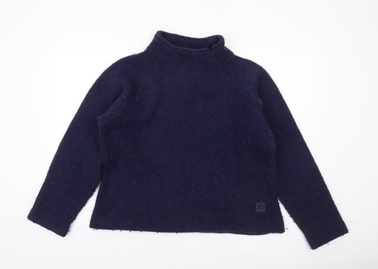 Womens UK 14 Regular Craghoppers Blue Pullover Tight-Knit