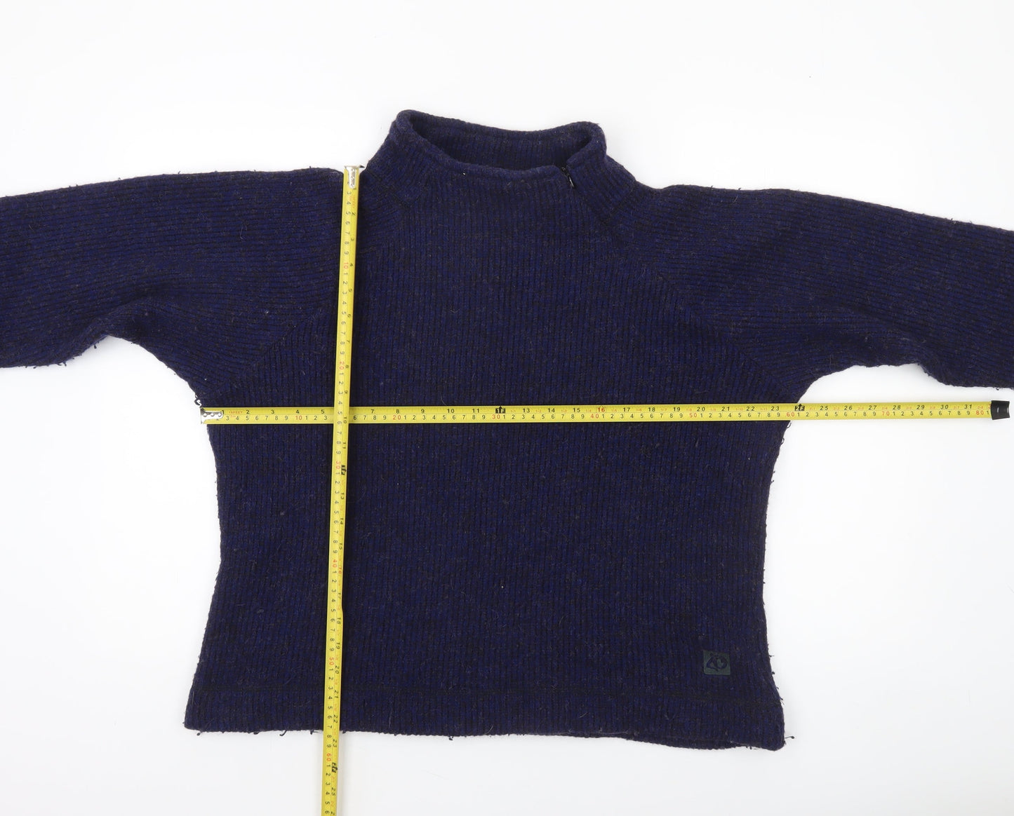 Womens UK 14 Regular Craghoppers Blue Pullover Tight-Knit