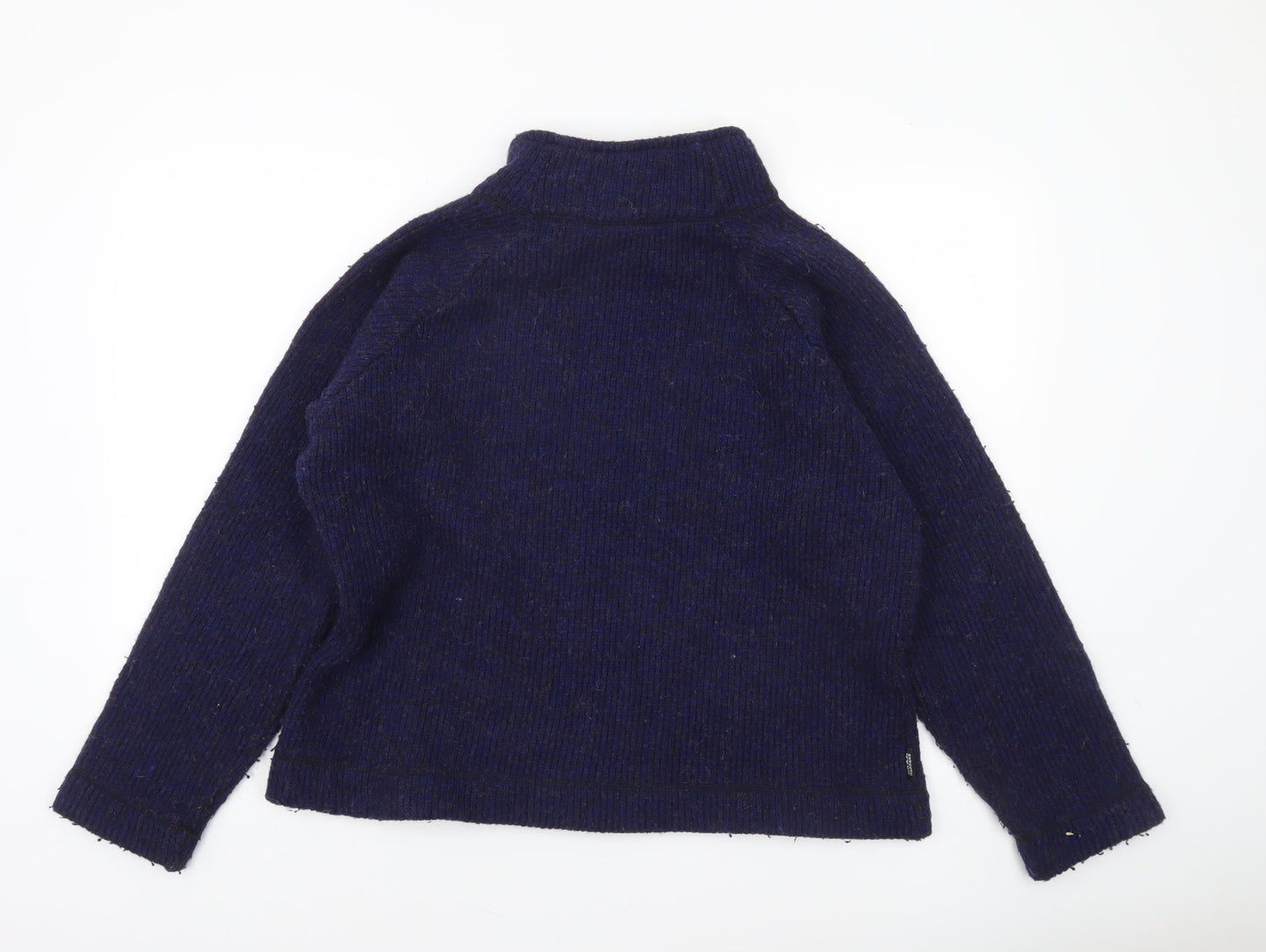 Womens UK 14 Regular Craghoppers Blue Pullover Tight-Knit