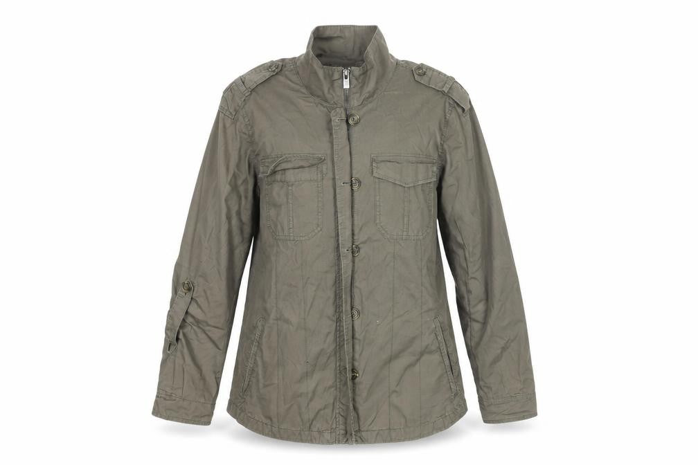 Buffalo David Bitton Women's Green Military Jacket M