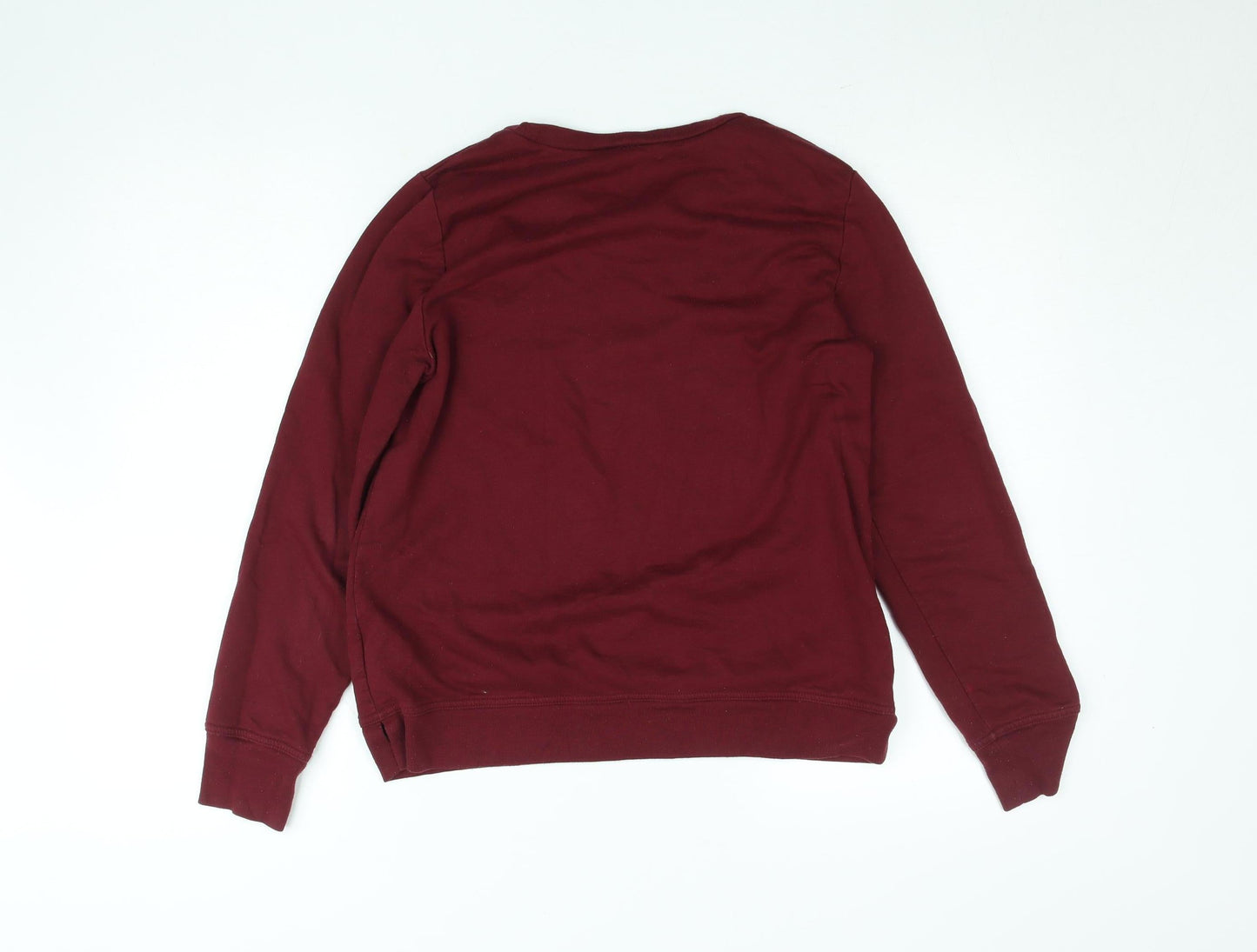 GAP Womens Burgundy Logo Pullover Sweatshirt Size S