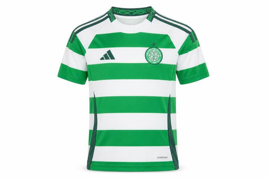 Adidas Boys Green White Striped Slim Fit Football Jersey Size 22
