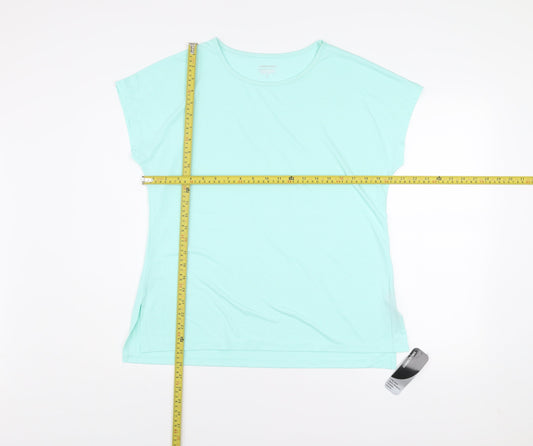 Dunnes Stores Women's Blue Performance Sport T-Shirt Size M