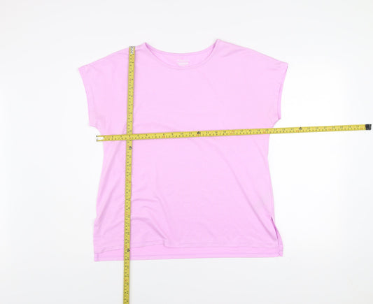 Dunnes Stores Women Pink Performance Sport T-Shirt M Moisture Wicking