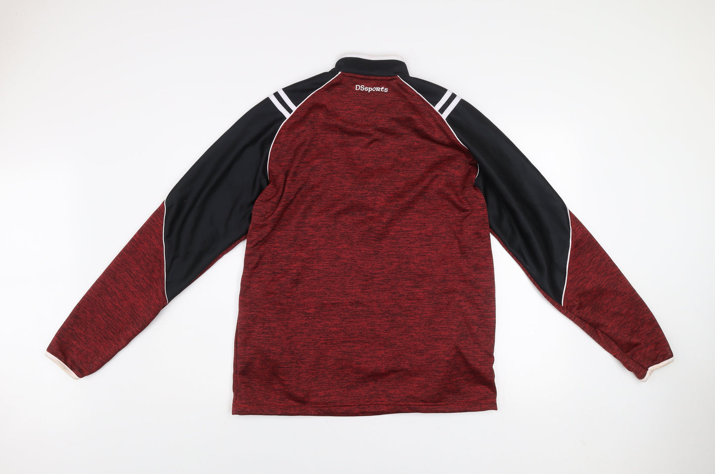 DSsports Men’s Red 1/4 Zip Sports Sweatshirt Size M