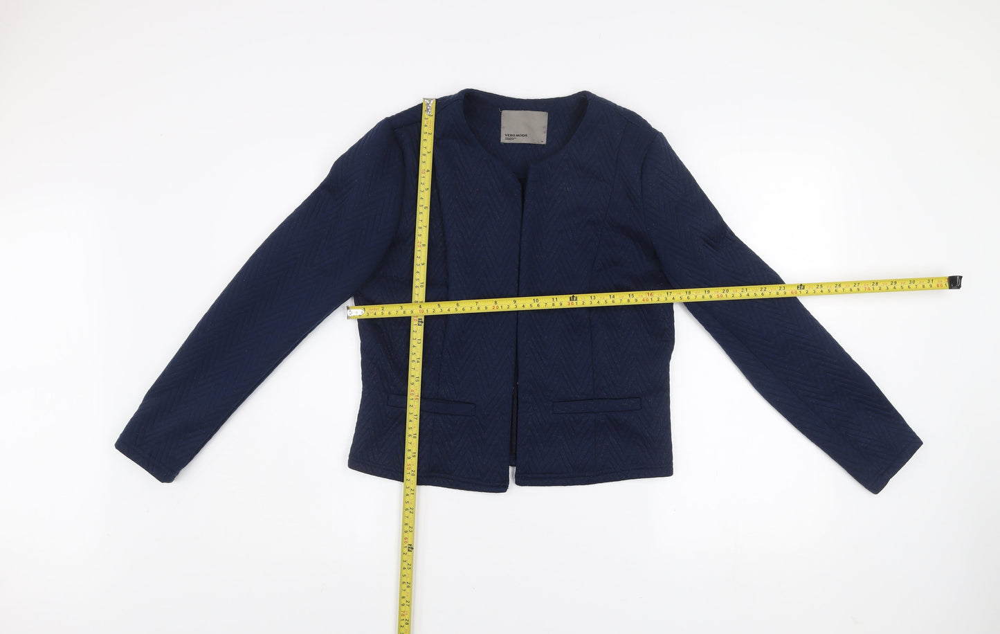 Vero Moda Women's Blue Quilted Blazer Jacket Size 12
