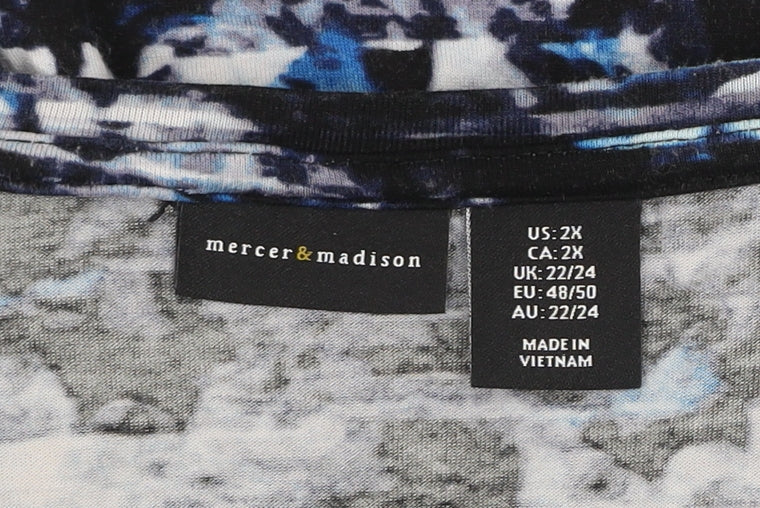Mercer & Madison Women's Multicoloured Plus 22/24 Relaxed Jersey T-Shirt