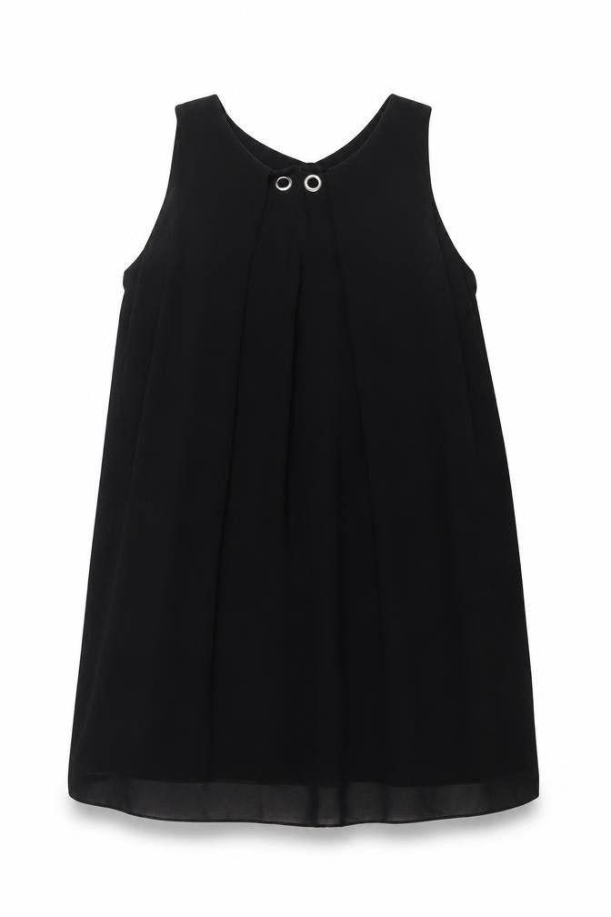 Quiz Women's Black Sleeveless Shift Dress S Halter Neck Partywear