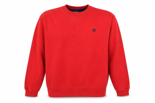 Mens UK L Regular Champion Red Pullover Sweatshirt