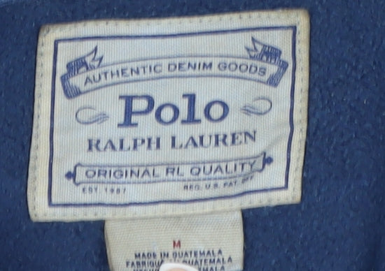 Polo Ralph Lauren Men's Blue M Pullover Hoodie Classic Logo