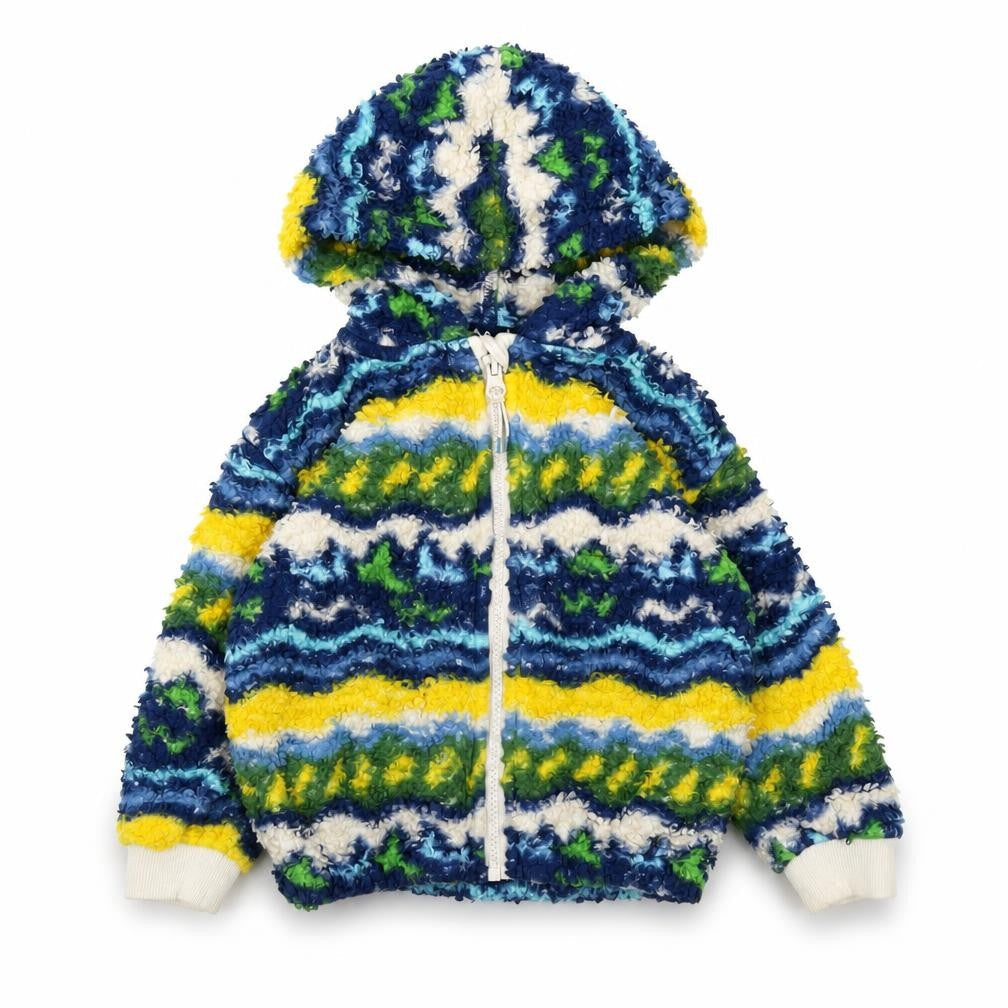 Leigh Tucker Willow Boys Multicoloured Hooded Fleece Jacket 2-3 Years