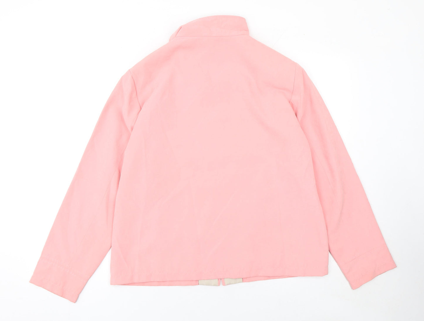 Katherine Hammond Womens Pink Size 12 Windbreaker Jacket