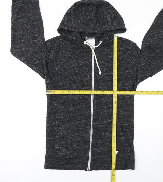 Womens UK S Regular New Balance Black Full Zip Hoodie
