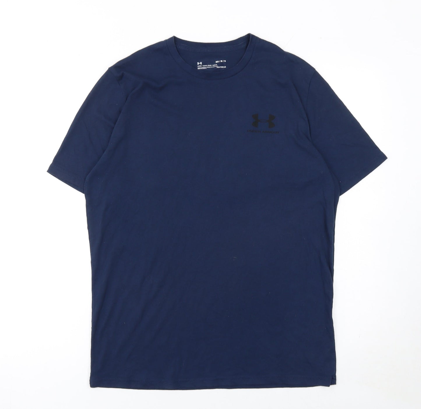 Under Armour Men's Blue HeatGear Active T-Shirt M Relaxed Fit