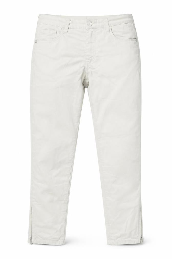 Geisha Women's Beige Straight Jeans M Regular Mid Rise