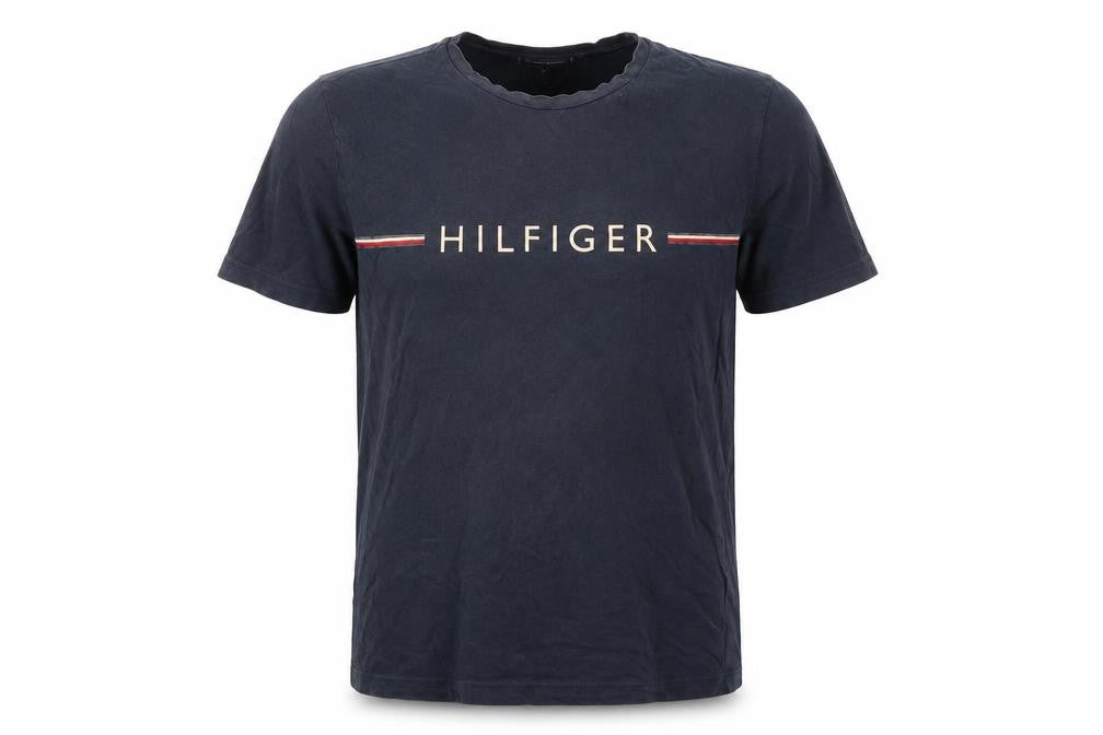 Mens UK Size L Tommy Hilfiger Blue  Cotton T-Shirt