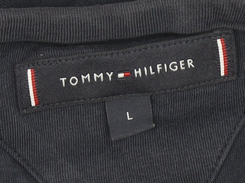 Tommy Hilfiger Men's Navy Blue Crew Neck Short Sleeve T-Shirt Size L