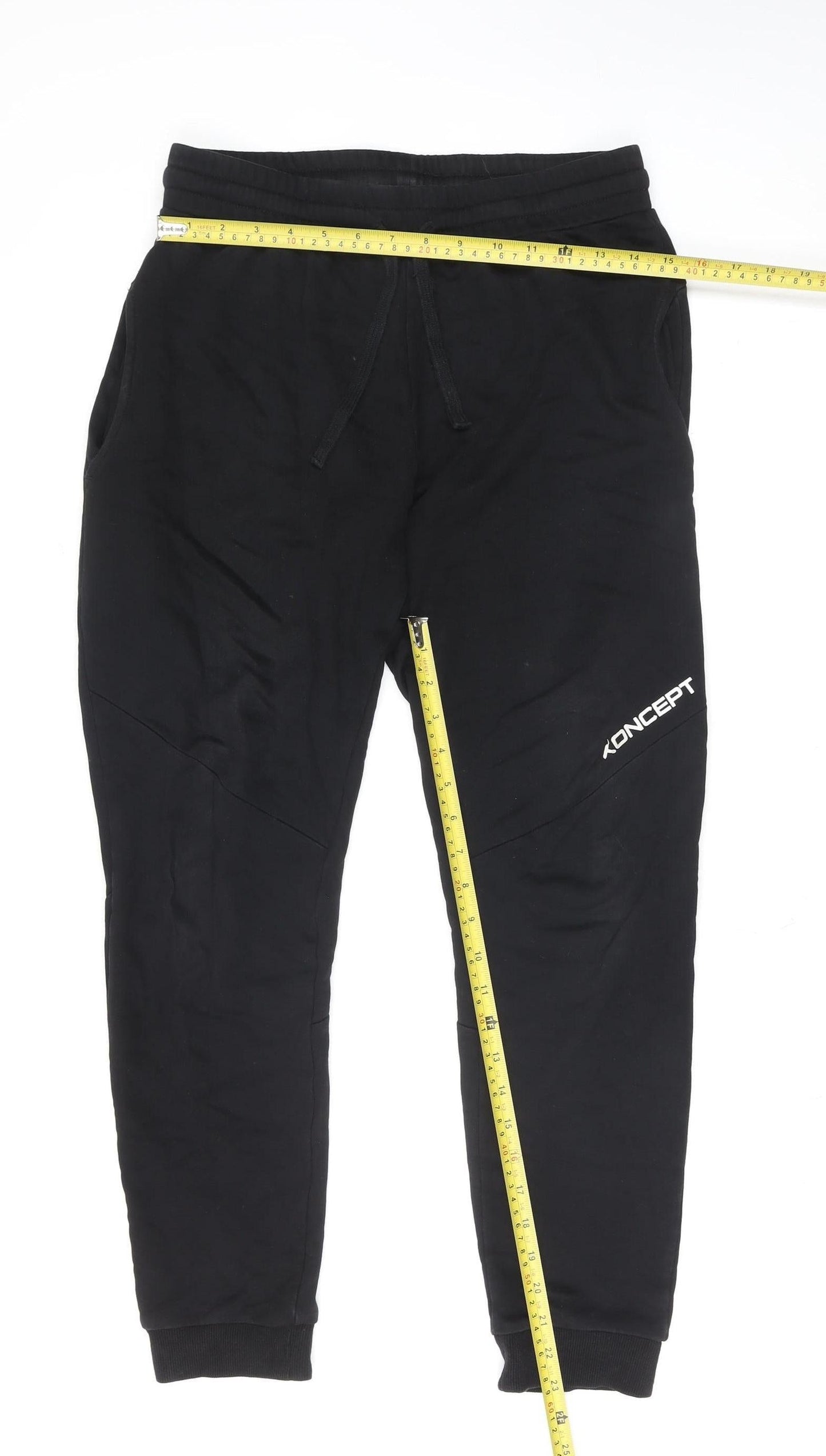 Koncept Women’s Black Medium Jogger Style Athletic Leggings