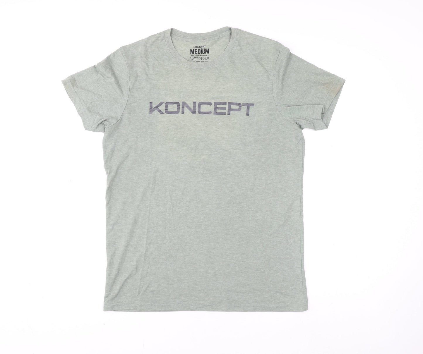 Koncept Men's Grey Athletic Performance T-Shirt Medium