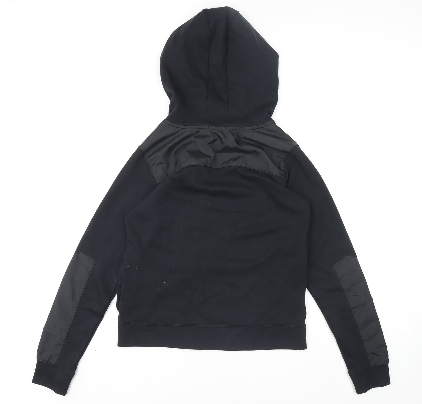 Nike Men's Black Small Hooded Track Jacket Full Zip