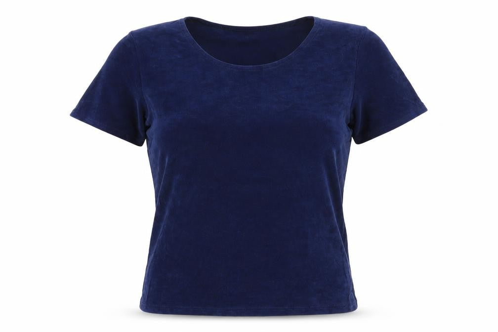 Dorothy Perkins Women’s Blue Short Sleeve Scoop Neck Jersey Top Size 12