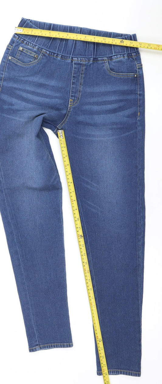 The Casual Company Womens Blue Denim Jegging Jeans Size 10-12