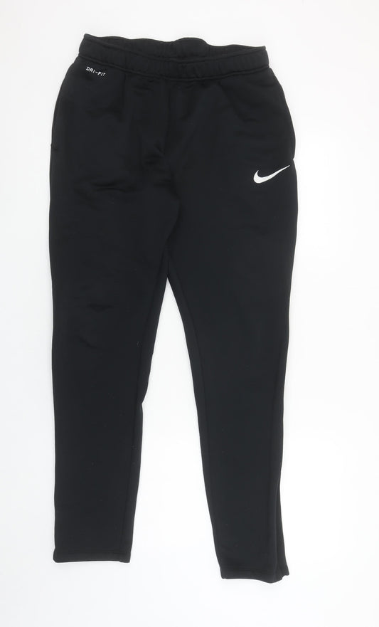 Nike Men's Black Dri-Fit Joggers L Slim Fit Training Trousers