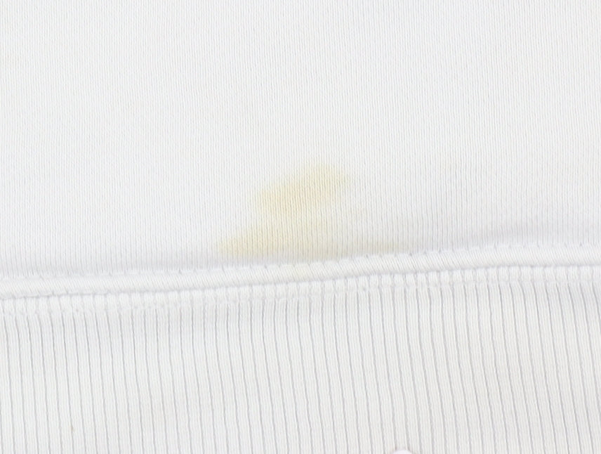 Nike Men's White Pullover Hoodie L Athletic Fleece Sweatshirt