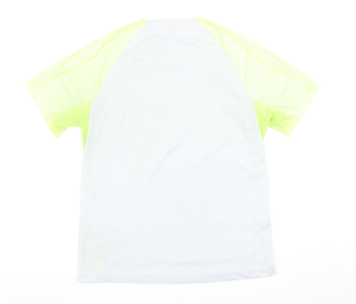 Nike Men's White Slim Fit Dri-FIT Short Sleeve Sports T-Shirt L