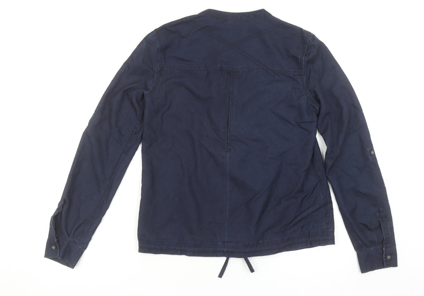 Mavi Womens Blue Viscose Tunic Blouse XS Long Sleeve Casual Top