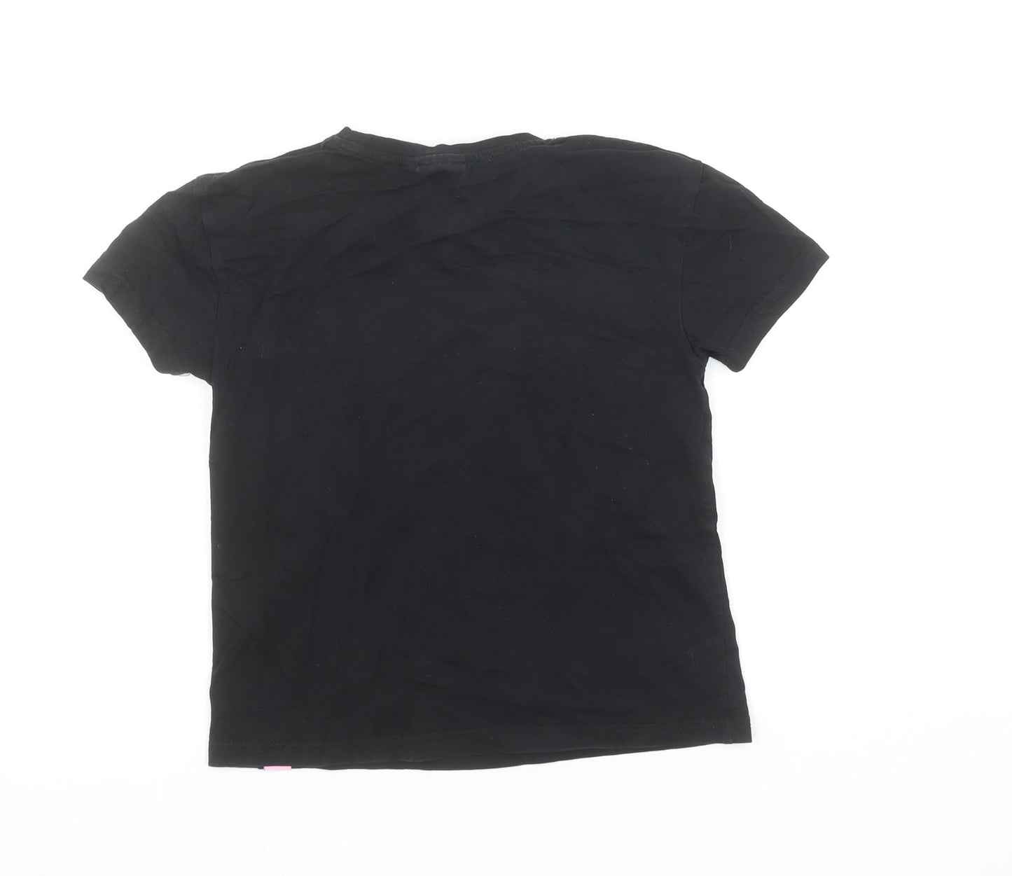Barbie Girls Black Graphic T-Shirt 8-9 Years Classic Retro Style