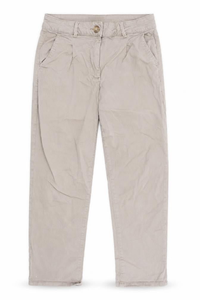 Primark Women’s Beige Straight Jeans Size 10 Regular Fit Zip Button