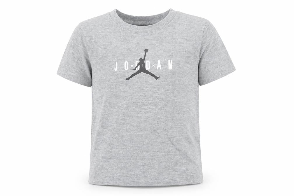 Jordan Boys Grey 5-6 Years Sports Logo T-Shirt