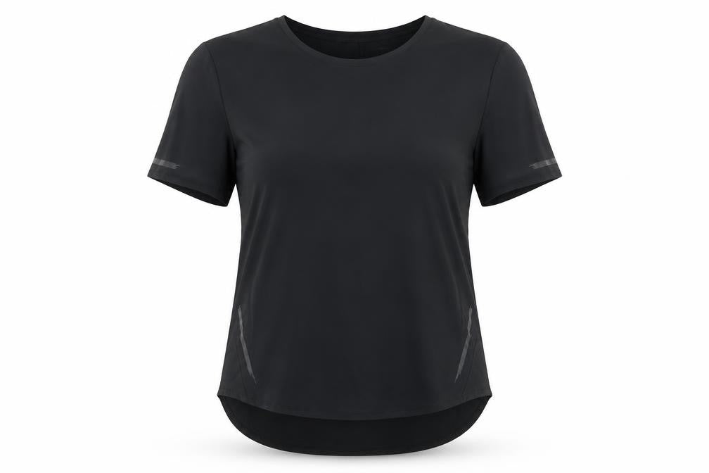 Helen Steele x Dunnes Stores Black Short Sleeve Women's Activewear T-Shirt Size S