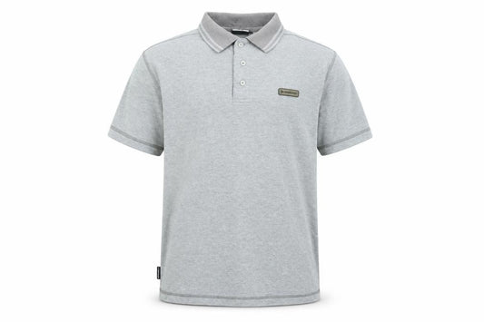 Dunlop Men's Grey Regular Fit Polo Shirt Size M Short Sleeve