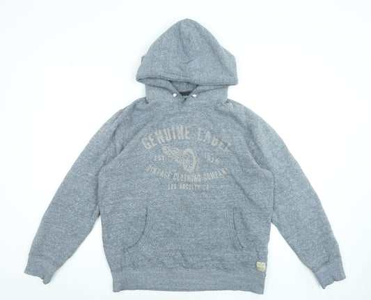 Mens UK L Regular JACK & JONES Grey Pullover Hoodie