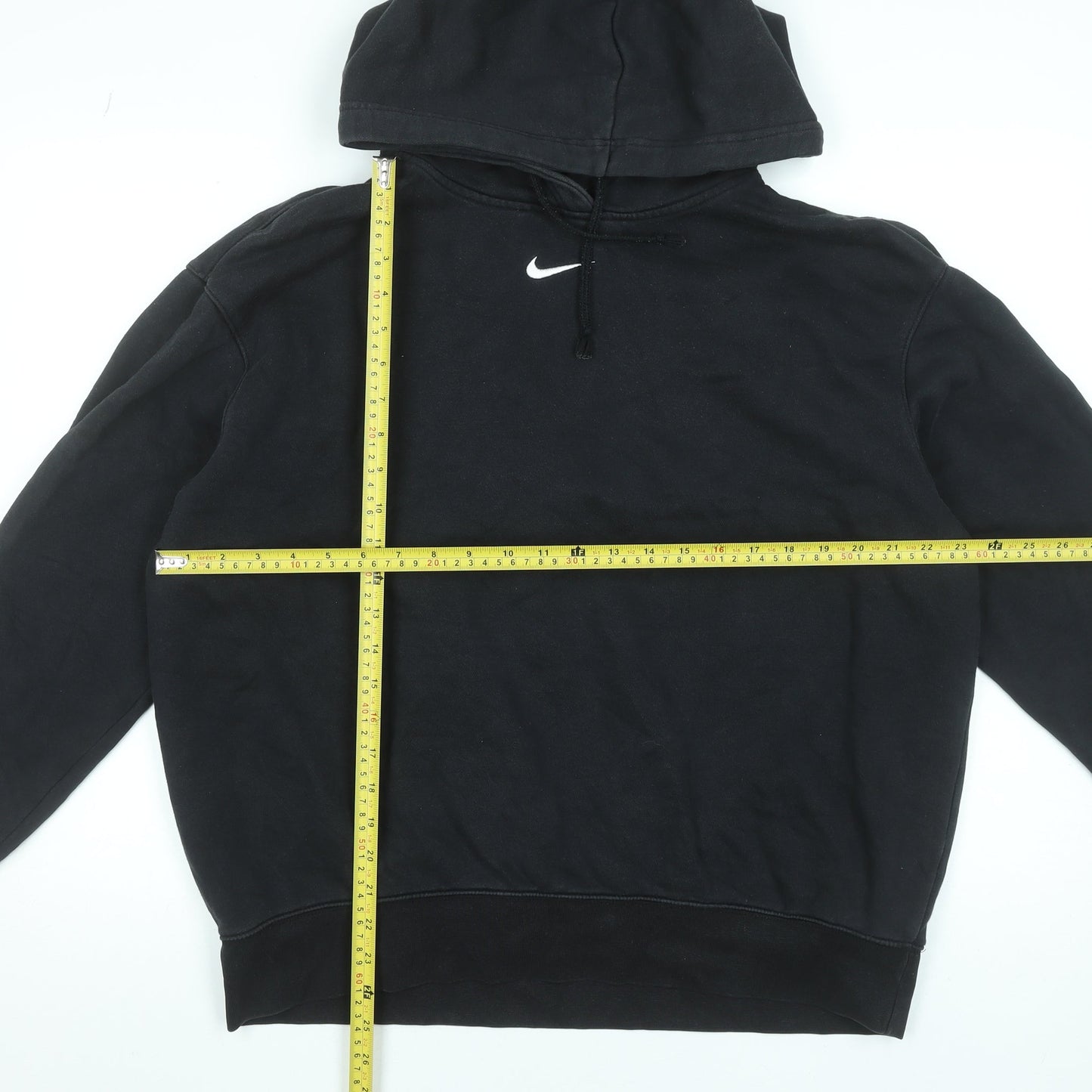Nike Men's Black Pullover Hoodie M Regular Fit Sports Fleece