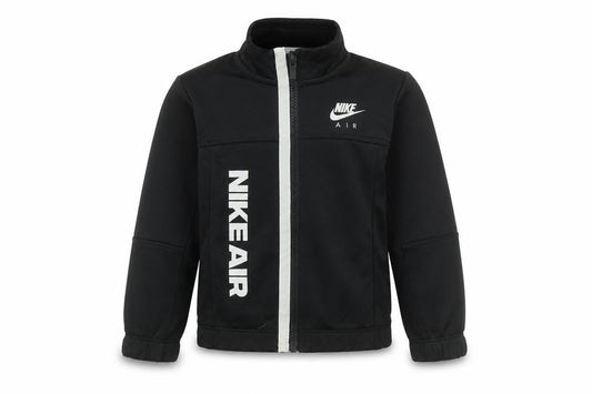 Nike Boys Black Polyester Track Jacket 2 Years Full Zip Sportswear