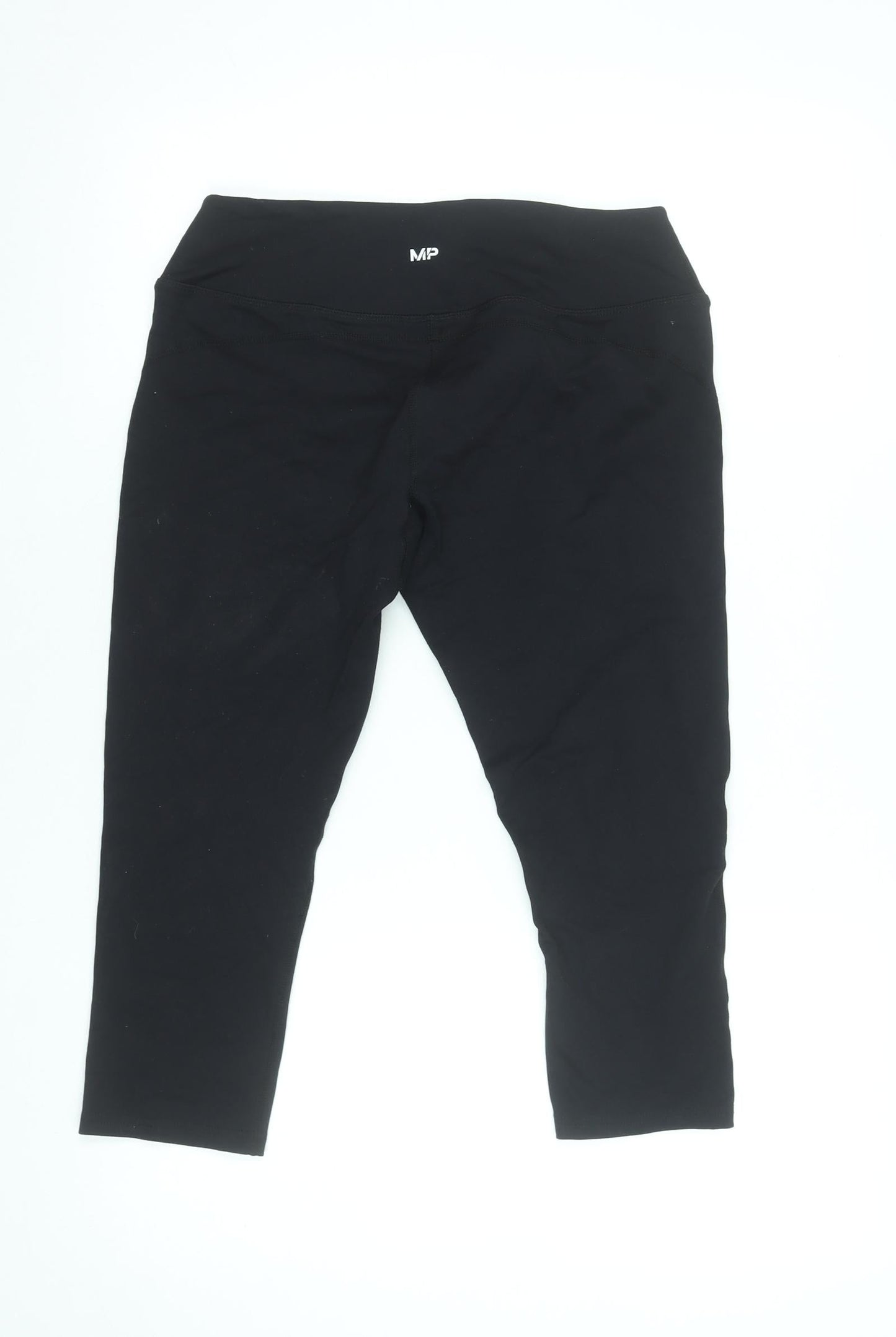 MP Womens Black Capri Leggings Size L Moisture Wicking Activewear